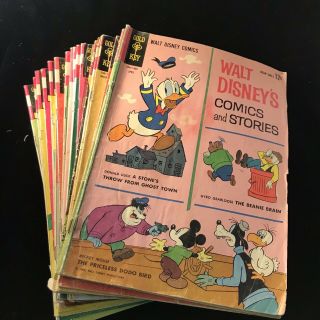 24) Random Walt Disney Comics “comics And Stories” 1963 - 1974 Silver/bronze Age