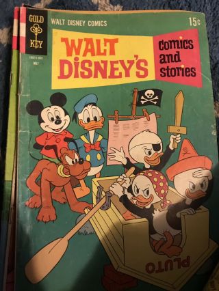 24) Random Walt Disney Comics “Comics And Stories” 1963 - 1974 Silver/Bronze Age 5