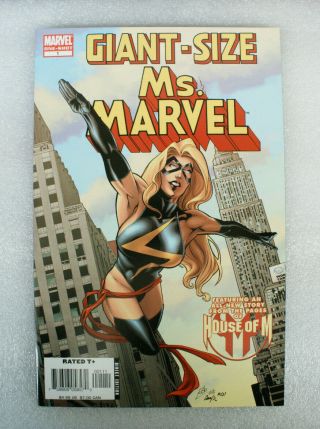 Giant Size Ms.  Marvel 1 1st App Of Chewie The Cat Goose Vf/nm 9.  0 Marvel 2006