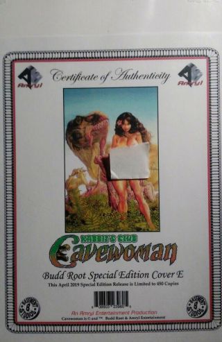 CAVEWOMAN KABBIT ' S CLUB 1 Budd Root Special Edition Cover E 2019 NM 6