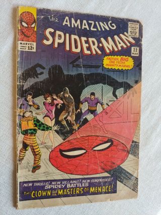 The Spider - Man 22 Marvel 1965 1st Appearance Of Princess Python Key
