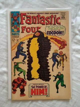 Fantastic Four 67 First Warlock Mcu? Vg/f 