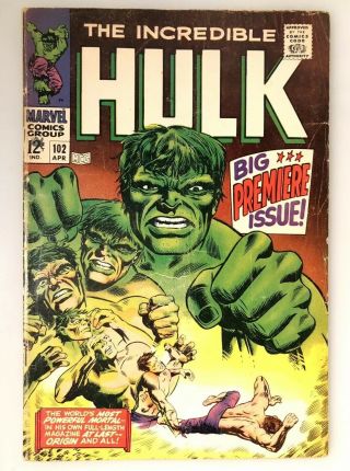 The Incredible Hulk 102 2.  0 - 3.  0 Grade
