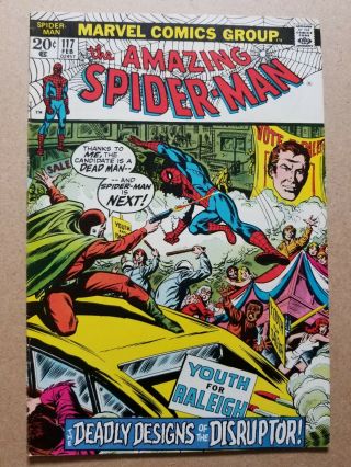 The Spider - Man 117 (feb 1973,  Marvel) Ungraded