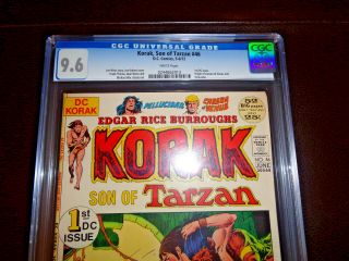 Korak Son Of Tarzan 46 Cgc 9.  6 Dc Comics 1972 Origin Pellucidar Carson Of Venus