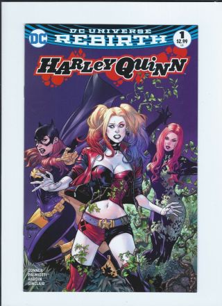Dc Rebirth Harley Quinn 1 Variant B&w Color Set Lupacchino - Rare Key Comic Book