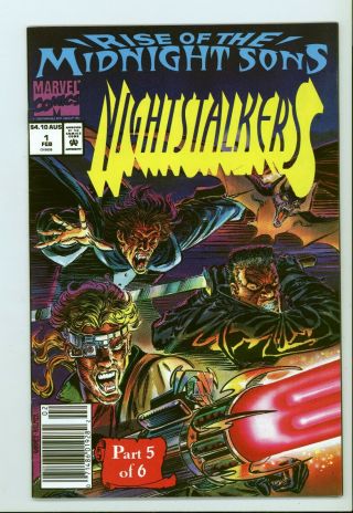 Nightstalkers 1 Blade Midnight Sons Hulu Rare Australian Price Variant