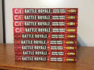 Battle Royale Takami & Taguchi 1 2 3 4 5 6 7 10 11 12 Manga Action Anime Tpb