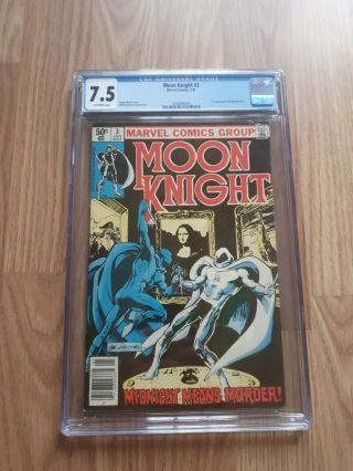 Moon Knight 3 1981 Cgc 7.  5