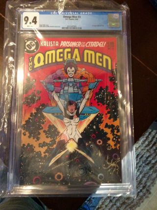 Omega Men 3 Cgc 9.  4 Nm White Pages First Appearance Of Lobo Dc Tv Show Not 9.  8