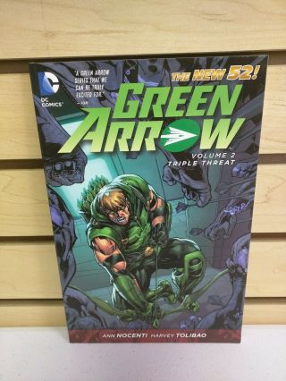 Green Arrow Vol 2 Triple Threat 52 Tpb Tp Trade Paperback Dc Comics