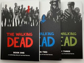 The Walking Dead Comic Book 1 - 2 - 3 Hardcover Editions Robert Kirkman Amc Zombie