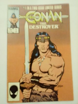 Conan The Destroyer,  1 - 2 Complete / Movie Adaptation / Marvel / Color