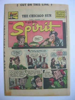 Spirit Section,  12/1/46,  See Costs For Multiple Wins In Description