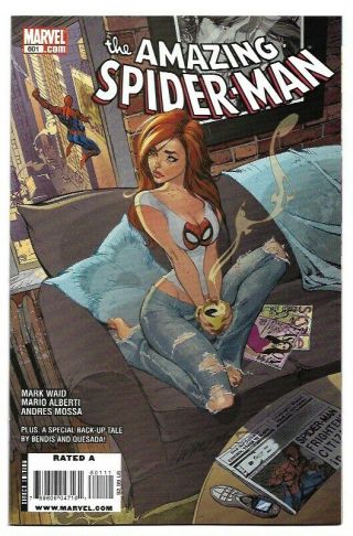 Marvel Spider - Man 601 (oct 2009) J.  Scott Campbell Cover