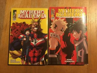 My Hero Academia Vol 1 & 2 Manga Gently