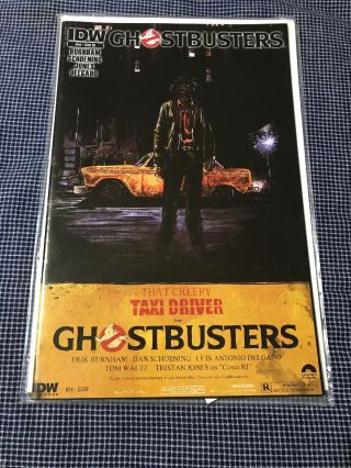 Idw Comics,  Ghostbusters 14,  Cvr Ri,  1st Printing 2012,  Homage To Taxi Driver