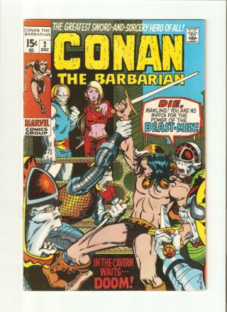 Conan The Barbarian 2,  Fn,  6.  5,  Silver/bronze Age