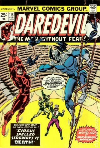 Daredevil (1st Series) 118 1975 Fn Stock Image