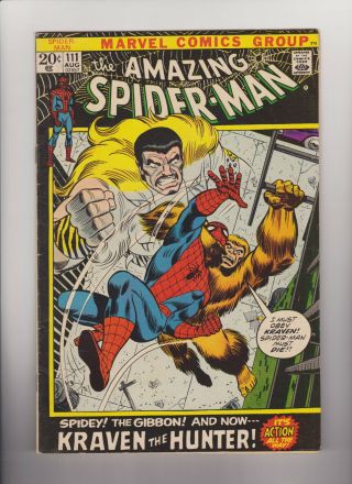 The Spider - Man 111 Aug 1972