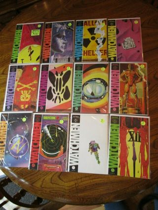 1986 Watchmen Complete Set 1 Thru 12 First Print