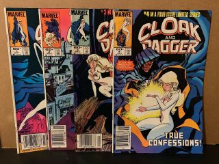 Cloak And Dagger 1 2 3 4 Limited Series Newsstand Marvel Comics Combine