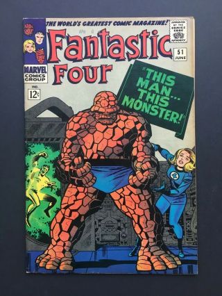 Fantastic Four 51.  1st Negative Zone Stan Lee & Jack Kirby