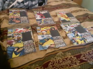 X - Men Fatal Attractions 1 - 6 Marvel Hologram Comic Set Uncanny Wolverine 1993 Nm