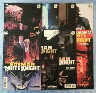 Batman White Knight 1 - 8 First Print All Cover A Nm,