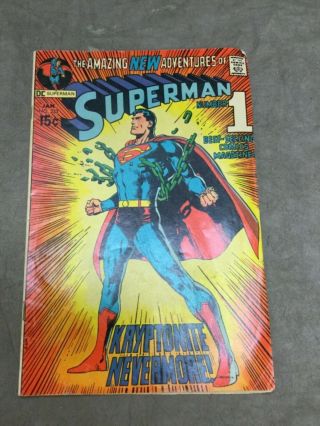 Superman (1st Series) No.  233 Part 1 Of The Sandman Saga Dc Comics 1971