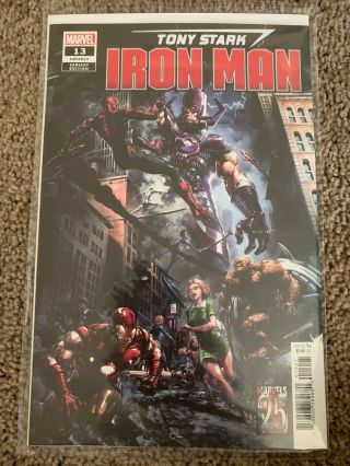 Tony Stark Iron Man 4 5 6 7 12 13 War Realms X - Men Variants Marvel Comics 2018