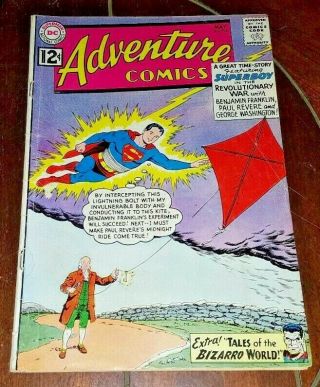 Adventure Comics W/superboy 296,  (1962,  Dc) : Benjamin Franklin 