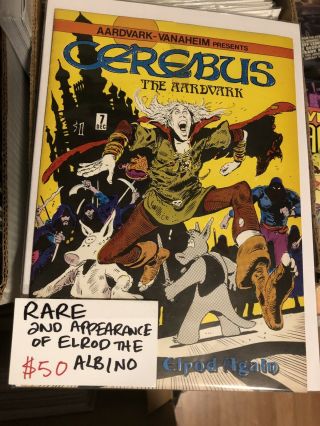 Cerebus The Aardvark 7 Dave Sim Aardvark - Vanaheim Comics 1978 2nd Elrod Albino