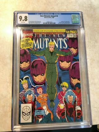 Mutants Annual 6 Cgc 9.  8 Graded,  Rob Liefeld Cover,  Shatterstar Appearance