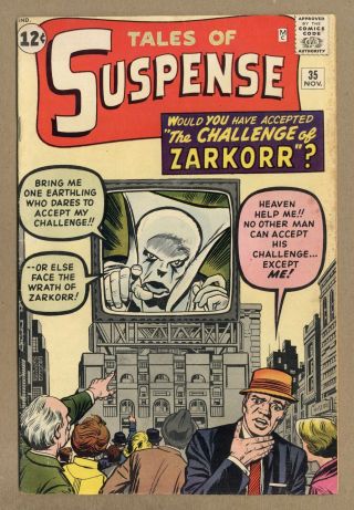 Tales Of Suspense 35 1962 Gd,  2.  5