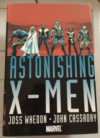 Astonishing X - Men Omnibus Hc Oop Hardcover Joss Whedon Wolverine Marvel Cassaday