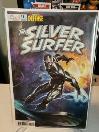 Silver Surfer The Best Defense Skan 1:25 Variant Defenders Nm
