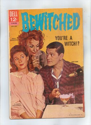 Bewitched No 1 Photo Cover Elizabeth Montgomery,  Agnes Moorehead And Dick York