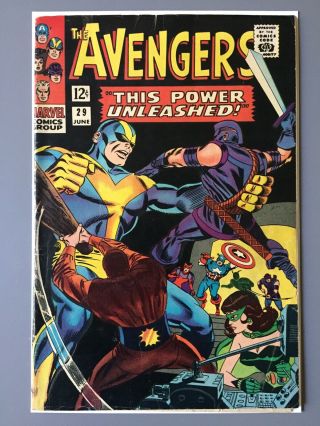 Avengers 29 - (gd/vg 3.  0) Captain America Iron Man Hulk Thor Marvel Comics