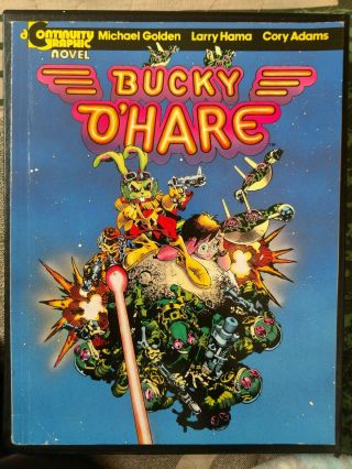 Bucky O ' Hare/ Continuity Graphics Novel 1989/ Hama/ Golden - vintage collectible 2