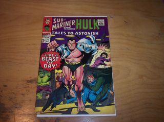 Tales To Astonish 84 Sub - Mariner Incredible Hulk Vol 1 No 84 Oct 1966 Fn/vf 7.  0