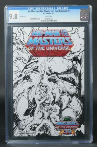 2012 Sdcc Dc Comics He - Man Masters Of The Universe 1 Sketch Variant Cgc 9.  8