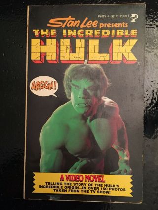 Incredible Hulk Video Novel,  Stan Lee Presents,  From Tv Show,  1979