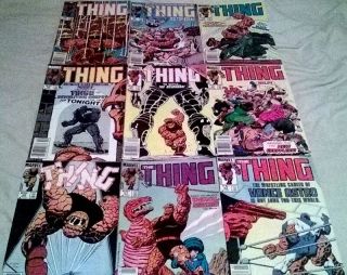 The Thing 25,  26,  27,  28,  29,  30,  31,  32,  33 [9 Issues] All Newsstand