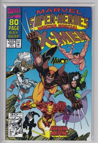Marvel Heroes 8 Winter Special 1991 (vf/nm) 1st Appearance Squirrel Girl