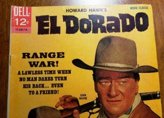 Dell - El Dorado,  John Wayne/robert Mitchum,  12 - 240 - 710 Photo Cover 6.  5 Fine,