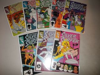 Silver Surfer 1 - 8 (complete) 1987 Series 1 2 3 4 5 6 7 8