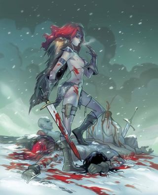 Red Sonja 1 Mirka Andolfo Virgin Variant Cover Nm Limited 500 In Hand