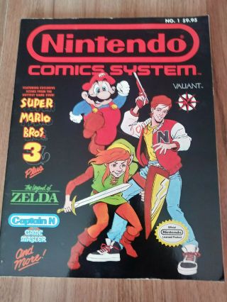 Nintendo Comics System No.  1 (mario,  Zelda,  Captain N) Trade Tpb Valiant
