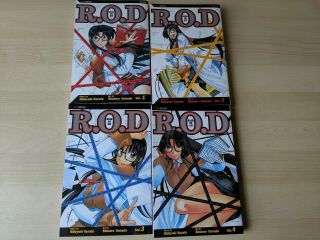 Rod Read Or Die Manga Vol 1 - 4 Complete Set